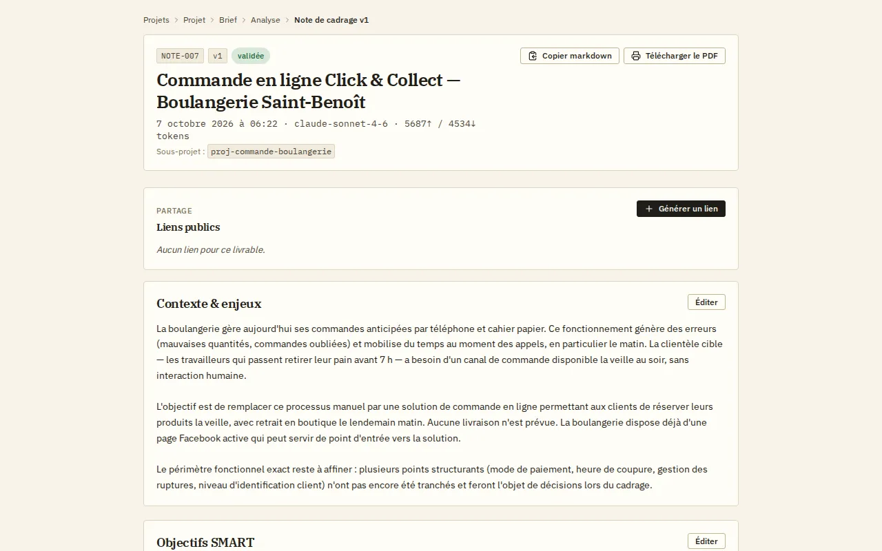 Note de cadrage de la boulangerie fictive